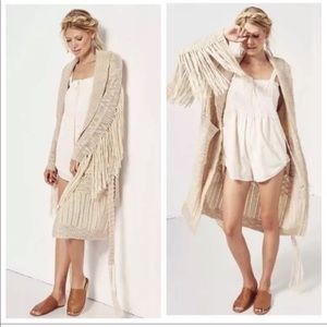 Spell and the gypsy cozy corner cardigan s/m new